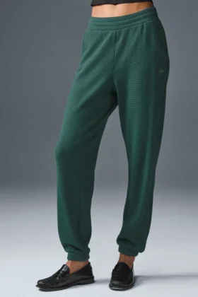 Pantalón jogger Waffle Weekend Escape - Winter Ivy