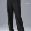 Pantalón Pursuit de cintura High-Waist (largo) - Negro