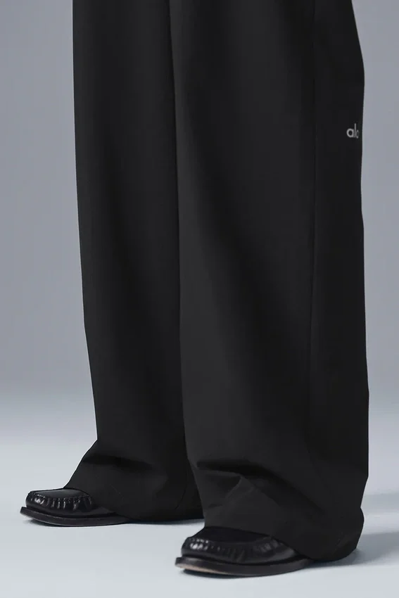 Pantalón Pursuit de cintura High-Waist (largo) - Negro