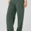 Pantalón Showdown de talle medio - Cactus oscuro