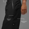 Pantalones Alpha Shell - Negro