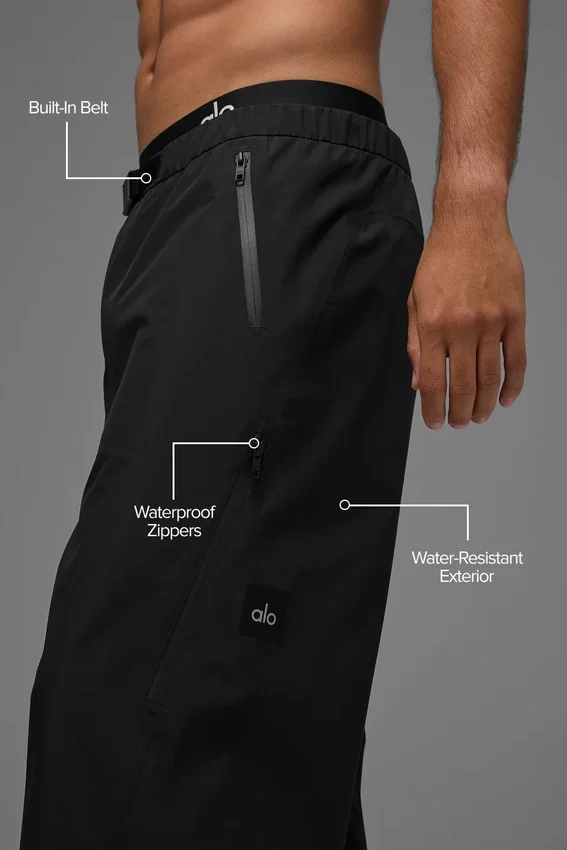 Pantalones Alpha Shell - Negro