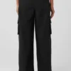 Pantalones cargo de pierna ancha (largos) - Negro