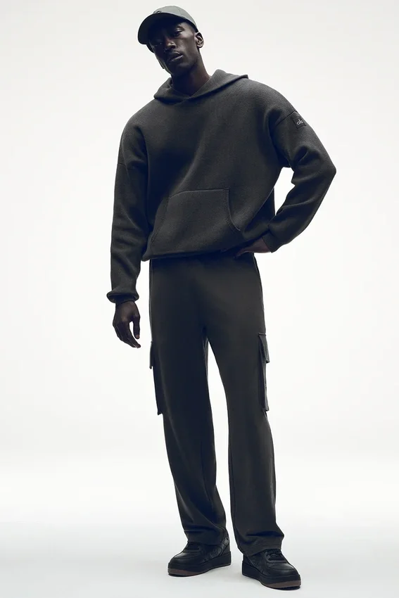 Pantalones cargo Double Take - Antracita