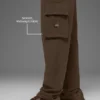 Pantalones cargo Double Take - Espresso