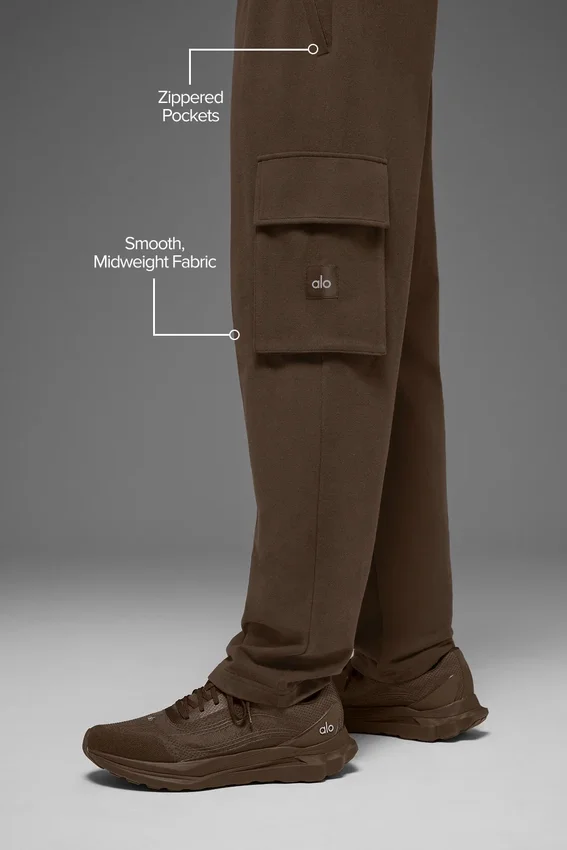Pantalones cargo Double Take - Espresso