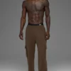 Pantalones cargo Double Take - Espresso
