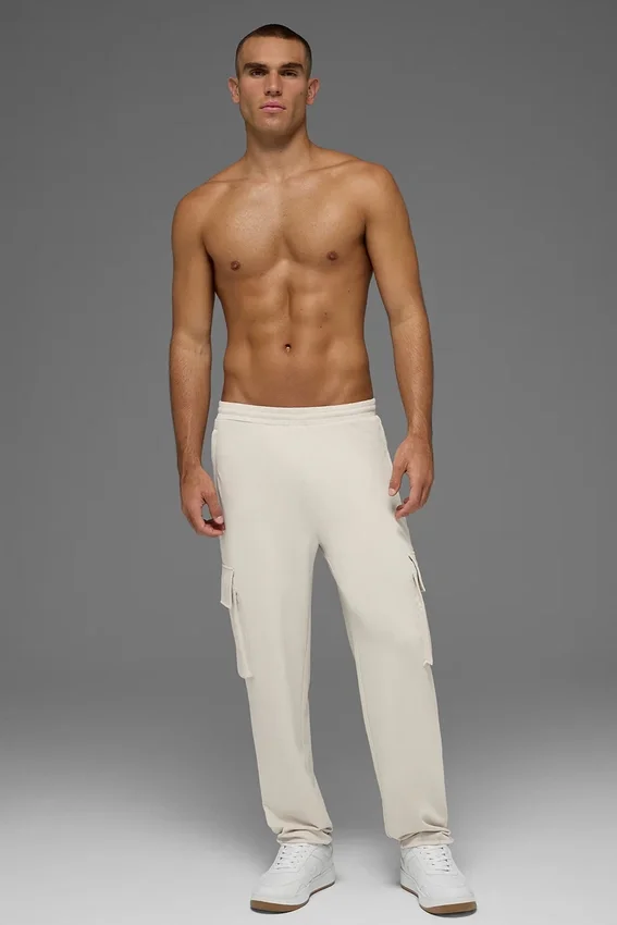Pantalones cargo Double Take - Hueso