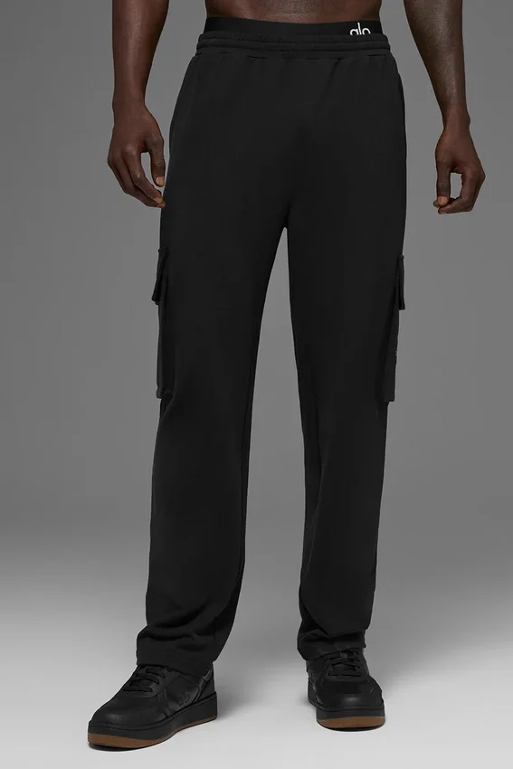 Pantalones cargo Double Take - Negro