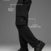 Pantalones cargo Double Take - Negro