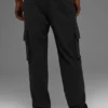 Pantalones cargo Double Take - Negro