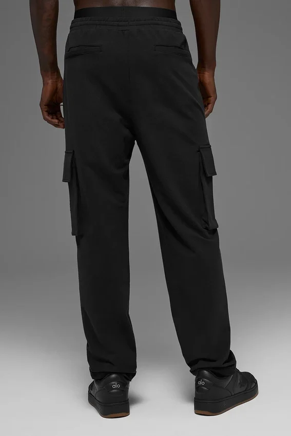 Pantalones cargo Double Take - Negro