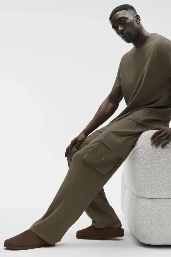 Pantalones cargo Double Take - Olivo
