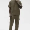 Pantalones cargo Double Take - Olivo