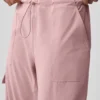Pantalones cargo Megastar de talle bajo - Rosa vintage