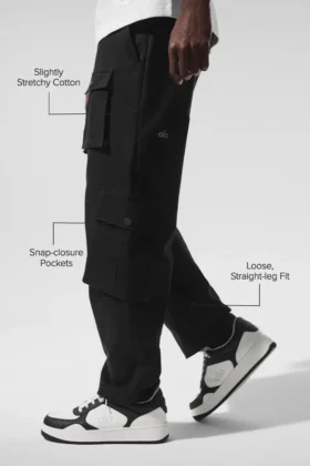 Pantalones cargo Northstar – Negro