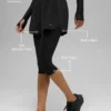 Pantalones cortos 2 en 1 Front Runner de malla - Negro