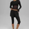 Pantalones cortos 2 en 1 Front Runner de malla - Negro