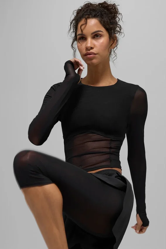 Pantalones cortos 2 en 1 Front Runner de malla - Negro
