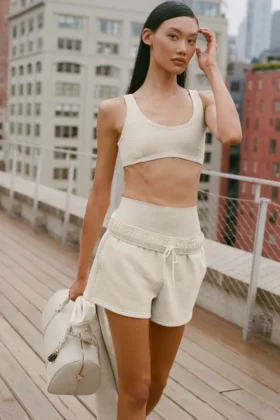 Pantalones cortos Accolade - Avena jaspeada