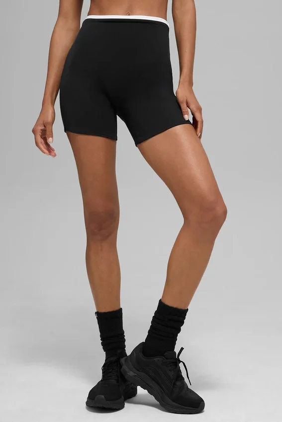 Pantalones cortos Airbrush Double Up de 5" - Negro/Blanco