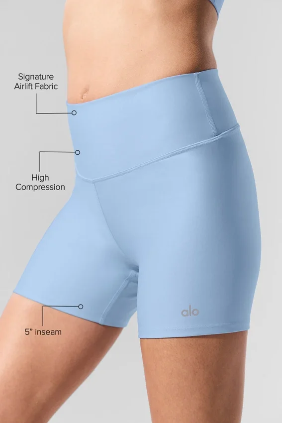 Pantalones cortos Airlift Energy de 5" - Azul concha