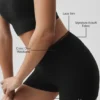 Pantalones cortos Alosoft Affection de 3" – Negro
