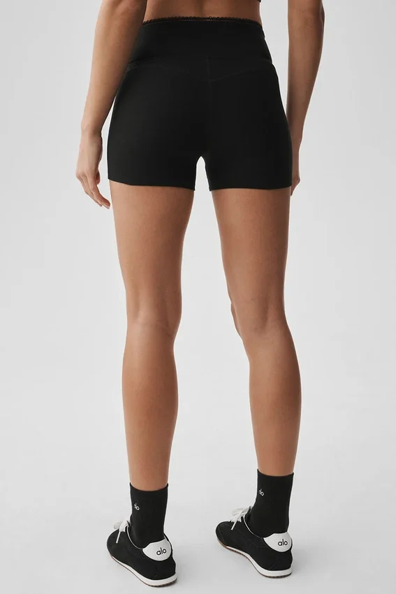 Pantalones cortos Alosoft Affection de 3" – Negro