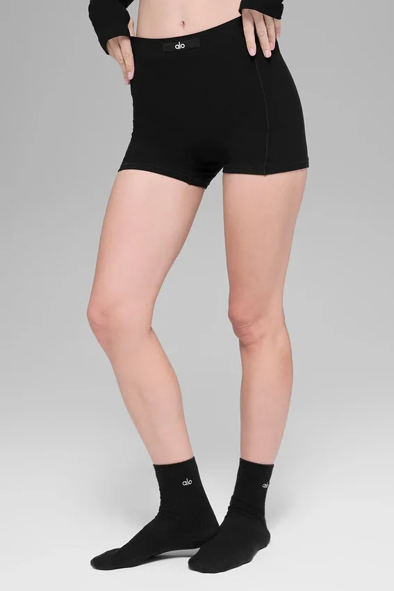 Pantalones cortos Alosoft Sincere Micro — Negro