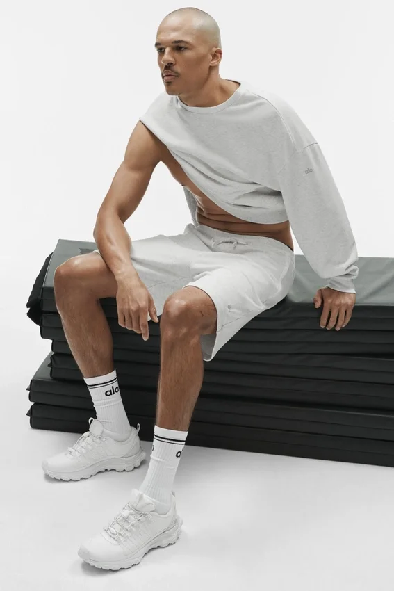 Pantalones cortos Chill - Blanco jaspeado