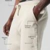 Pantalones cortos Chill - Color hueso