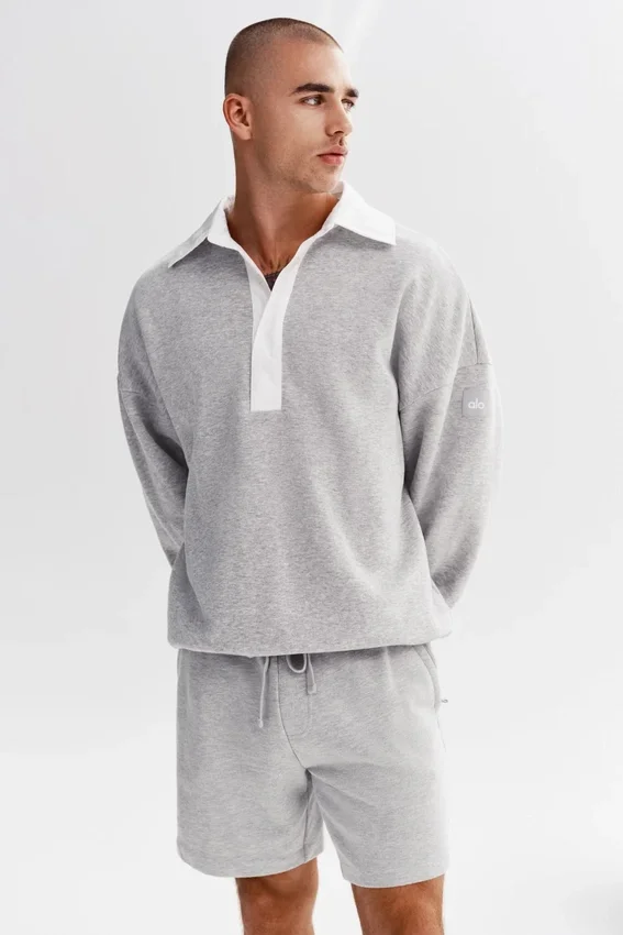 Pantalones cortos Chill - Gris jaspeado deportivo