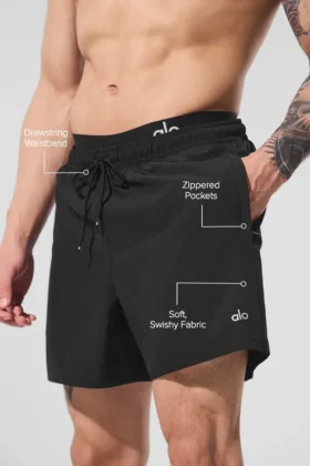 Pantalones cortos Circuit de 7″ – Negro