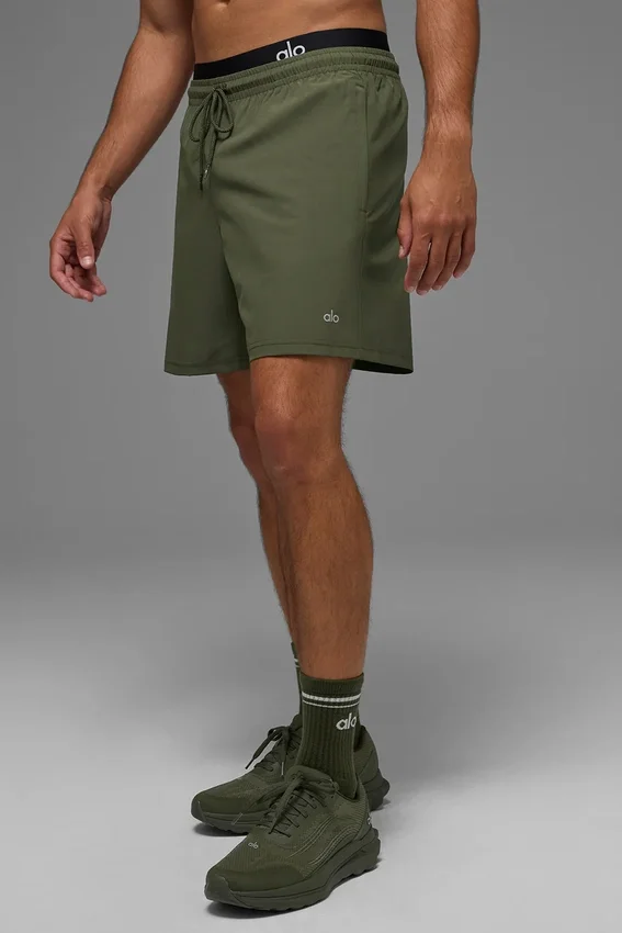 Pantalones cortos Circuit de 7" - Verde oliva