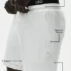 Pantalones cortos Coastal de jersey de lino de 7" - Blanco