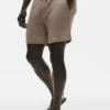 Pantalones cortos «Coastal» de jersey de lino de 7" - Gravel