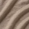 Camisa de manga larga de jersey de lino estilo costero con botones - Gravel