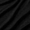 Camisa de manga larga de jersey de lino estilo costero - Negro