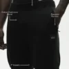 Pantalones cortos de algodón y cachemira Ever Soft de 7" — Negro