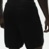 Pantalones cortos de algodón y cachemira Ever Soft de 7" — Negro
