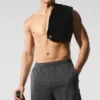 Pantalones cortos de alto rendimiento Conquer React 2 en 1 - Antracita/Negro