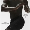 Pantalones cortos de alto rendimiento Conquer React 2 en 1 - Negro/Negro