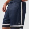 Pantalones cortos de baloncesto Key Mesh de 7" - Azul marino