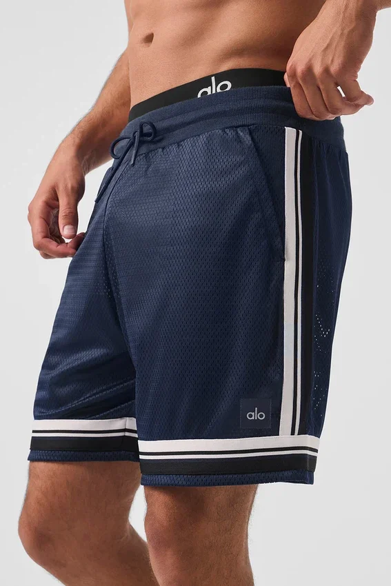 Pantalones cortos de baloncesto Key Mesh de 7" - Azul marino