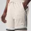 Pantalones cortos de baloncesto Key Mesh de 7" - Color hueso