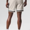 Pantalones cortos de baloncesto Key Mesh de 7" - Color hueso