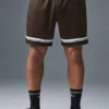 Pantalones cortos de baloncesto Key Mesh de 7" - Espresso