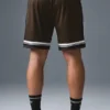 Pantalones cortos de baloncesto Key Mesh de 7" - Espresso