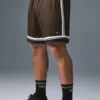 Pantalones cortos de baloncesto Key Mesh de 7" - Espresso