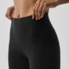Pantalones cortos de ciclista High-Waist Airbrush de 5" - Negro